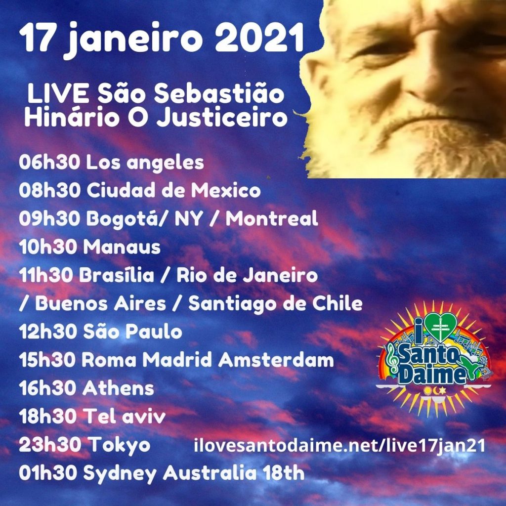 17 janeiro 2021 Live São Sebastião O Justiceoro