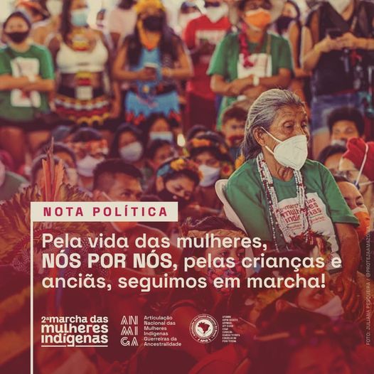 9 setembro #MarcoTemporalNão II Marcha das Mulheres Indigenas